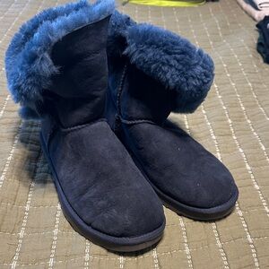 UGG Women's Navy Bailey Button Boot